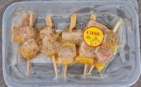 Brochettes d'espadon assaisonné au tamarin et à la menthe