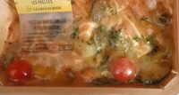 Poêlée duo saumon cabillaud et légumes du soleil