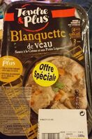 Blanquette de veau sauce crème et aux petits légumes