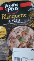 Blanquette de veau sauce à la crème et aux petits légumes