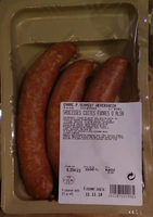 Saucisses cuites fumées d'alsace