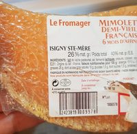 Mimolette demi vieille