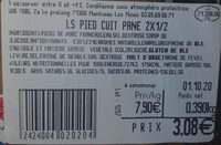 Pied de porc cuit pané