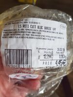 Rôti cuit de porc