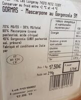Mascarpone gorgonzola