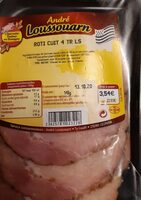 Rôti de porc cuit 4 tranches