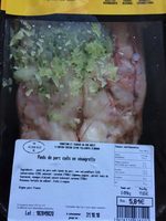 Pieds de porc cuits en vinaigrette