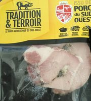 Roti de porc a l'ancienne à l'ail frais