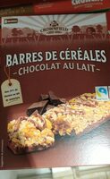 Barres de céréales chocolat au lait