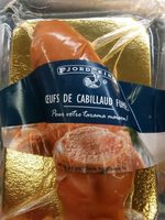 Oeufs de cabillaud fumés