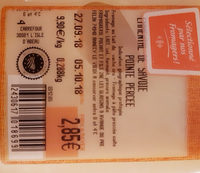 Emmental de Savoie pointe percée