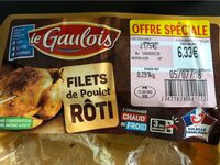 Filets de poulet rôti