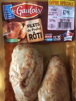 Filets de poulet rôti
