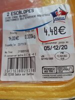 Escalope de dinde