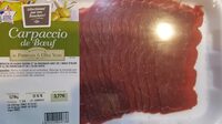 Carpaccio de boeuf parmesan/olives