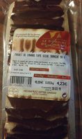 Magret de canard fumé séché tranché