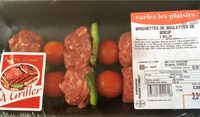 Brochette boulettes de boeuf