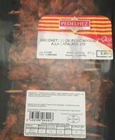Brochettes de porc marine a la catalane x10