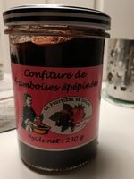 Confiture de framboises épépinées