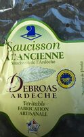 Saucisson à l'ancienne. Debroas Ardèche