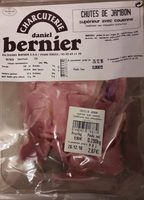 Chute de jambon supérieur avec couenne