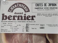 Chutes de jambon supérieur avec couenne