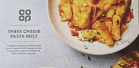 Three cheese pasta melt