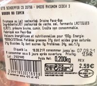 Gouda au cumin