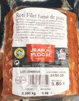 Roti filet fumé de porc