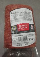 Rôti filet fumé de porc
