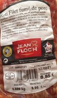 Roti Filet fumé de porc