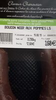 Boudin noir aux pommes LS