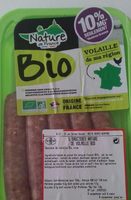 Saucisses nature de volaille