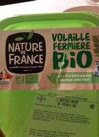 Saucisses nature de volaille bio nature de France