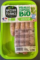 Saicisses nature de volaille