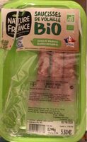 Saucisses de volaille bio