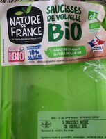Saucisses de volaille bio