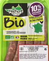 Saucisses de volaille aux herbes