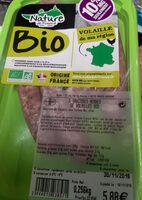 5 saucisses herbes de volaille bio