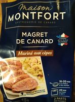 Magret de canard mariné aux cèpes