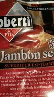 1/4 de jambon sec