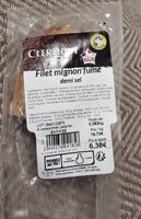Filet mignon fumé demi-sel