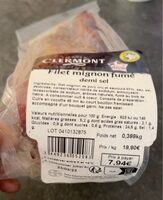 Filet mignon fumé