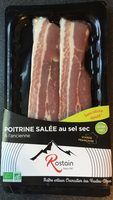 Poitrine salee