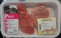 2 Cotes de Porc Sans Os