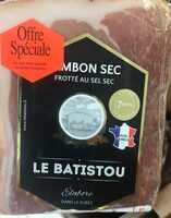 Jambon sec frotté au sel