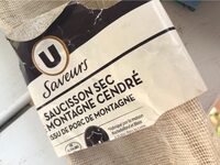 Saucisson sec de montagne cendré