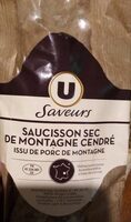 Saucisson sec de montagne cendré