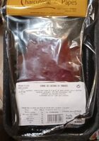 Viande des grisons en tranches