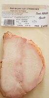 Rôti de porc origine Hauts de France